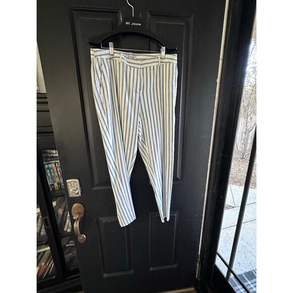 Tahari Arthur S. Levine Striped Notch Collar Blazer & Pant 2-Piece Suit Size 10 - Picture 12 of 16